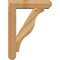 Ekena Millwork Funston Craftsman Rough Sawn Bracket w/ Offset Brace, Western Red Cedar, 6"W x 22"D x 30"H BKT0604X22X30FST04RWR - alternate 4
